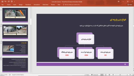 بتن پارچه ای