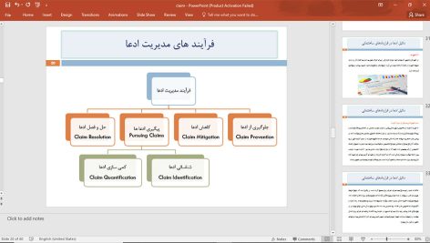 مدیریت ادعا در قراردادها