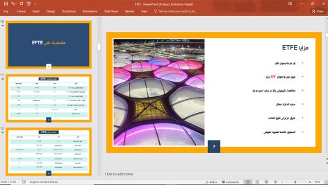 پوشش های ETFE