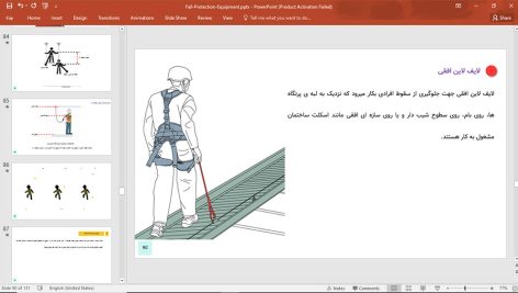 تجهیزات حفاظت فردی کار در ارتفاع