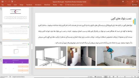 بلوک های گچی